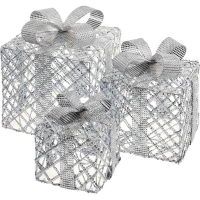 Emos DCFC10 LED dárky 3 velikosti vnitřní studená bílá časovač – Hledejceny.cz