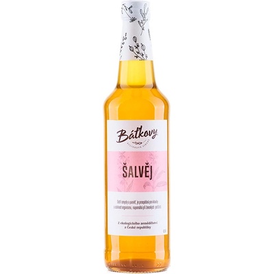 Báťkove sirupy Šalviový sirup 0,5 l