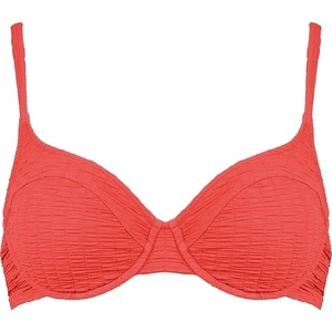 Watercult Дамско бикини горнище Watercult Women's Bikini Top Solid Crush 3 Bikini top - Fiery Coral - размер 36 (150-1456-0111)