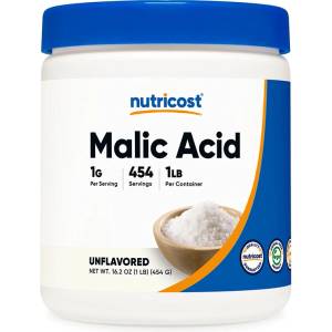Nutricost Ябълчена киселина, 454 g прах (67197 (306101) NC)