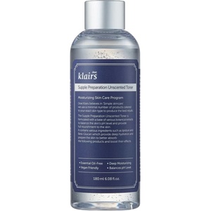 Dear, Klairs - Supple Preparation Unscented Toner 180ml