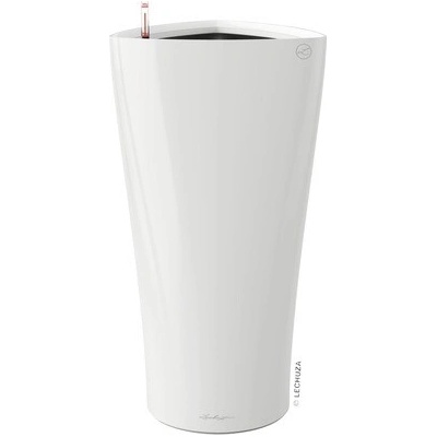 Lechuza Samozavlažovací květináč Delta 40 x 75 cm bílá – Hledejceny.cz