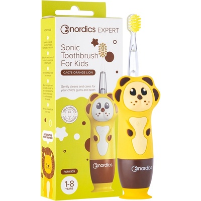 Nordics Детска звукова четка за зъби CA078, Лъв