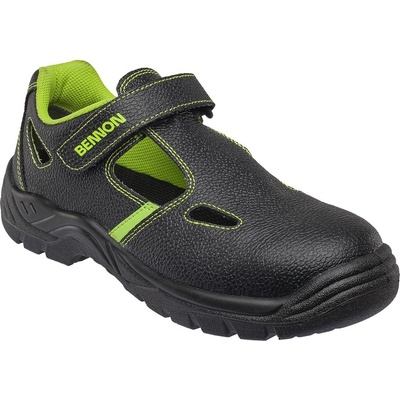Bennon BASIC O1 SANDAL obuv Čierna-Zelená