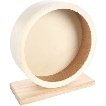 FLAMINGO Toy Bogie Exercise wheel Light brown - Играчка за гризачи Колело за упражнения Светло кафяво, размер Ø28, 5 см, Белгия - 1030975