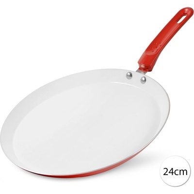 Perfect Home 13920 Keramická panvica na palacinky 24cm červená