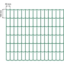 EKOfence Pletivo zvárané 100x50x2,2-800mm 15m zelená 3590