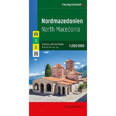 Severní Makedonie 1:200 000 / automapa + volnočasová mapa