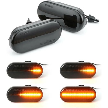 Image 1 of Диодни мигачи за калник за Dacia Logan 2 (2012+) / Sandero 2 (2012+) / Duster (2018+) - опушени (SA325D)