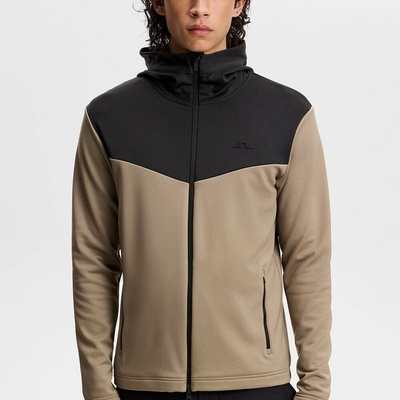 J.Lindeberg Men Maclean Zip Hood Brindle