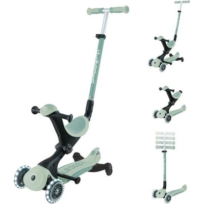 Globber Go Up deluxe lights ecologic zelená