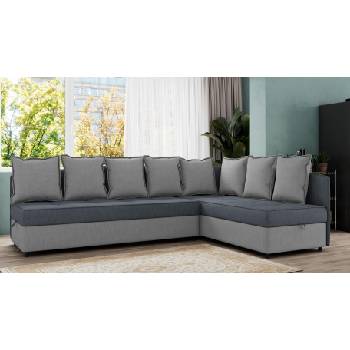 Холна гарнитура Монца антрацит със сиво