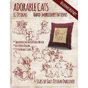 Adorable Cats Hand Embroidery Patterns | Stitchx Embroidery (ISBN: 9781530785841)