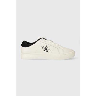 Calvin Klein Jeans CLASSIC CUPSOLE LOW ML LTH biela YM0YM00864