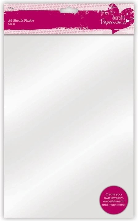 WEST DESIGN Smršťovací fólie sada (A4) - transparentní (10ks)