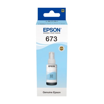 Epson t6735 Светло синьо 70 мл мастилено касета (c13t67354a)