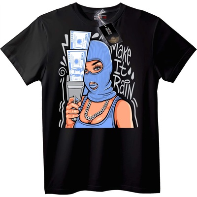 NOONEBRAND Тениска Направи го да вали пари - 2XL, Black