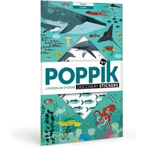 POPPIK Плакат със стикери poppik - Океанът (dis002)