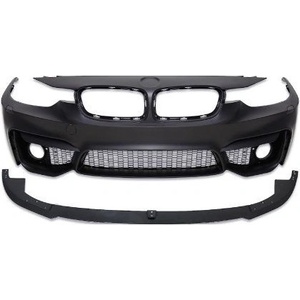  Предна Броня за bmw f30 (2011-2019) - m3 с лип спойлер - без отвори за парктроник, с отвори за халогени