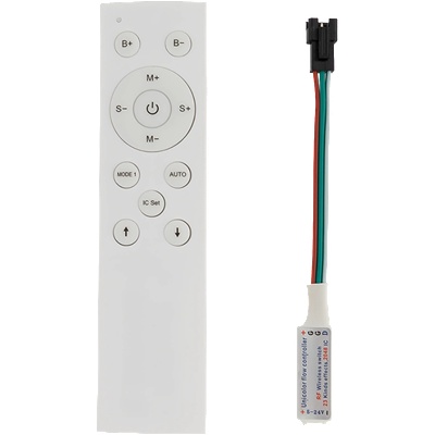 Ultralux Rf Контролер за едноцветна дигитална led лента 1 порт 12-24v (digc1rf)