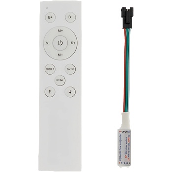 Ultralux Rf Контролер за едноцветна дигитална led лента 1 порт 12-24v (digc1rf)