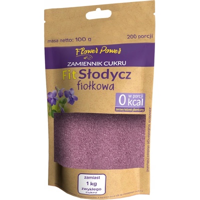 Uniphar Sladidlo v prášku Fit Sladkosť Fialová 0,1 kg