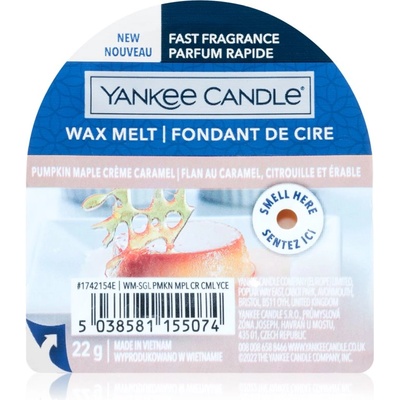 Yankee Candle Pumpkin Maple Crème Caramel восък за арома-лампа Signature 22 гр