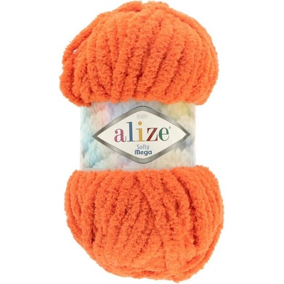 Alize Softy Mega 06 oranžová