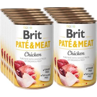 Brit Брит пате и месо от пиле 12x400г