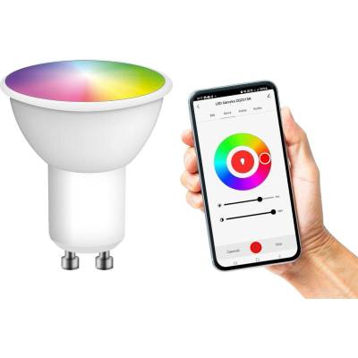 Emos Chytrá LED žárovka GoSmart MR16 GU10 4,8 W 35 W 400 lm RGB stmívatelná Zigbee