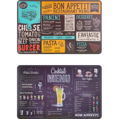 Banquet prostírání PH MENU 43x28cm 2 dekory mix