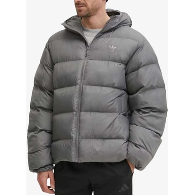 Adidas Originals Tonal Hooded Puffer Jacket Grey