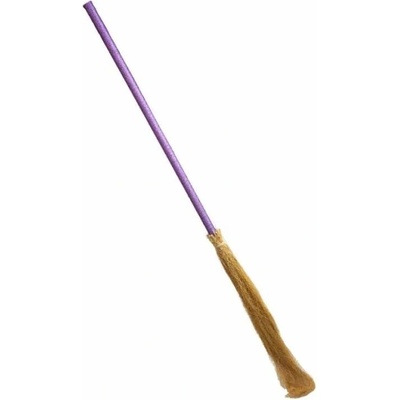 Čarodějnické koště fialové 100 cm