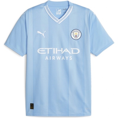 PUMA Футболна фланелка Puma Manchester City Home Shirt 2023 2024 Adults - Blue/White