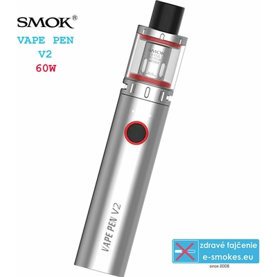 Smoktech Vape Pen V2 elektronická cigareta 1600 mAh Silver 1 ks
