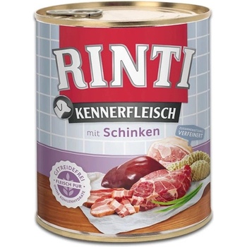 RINTI Kennerfleisch Schinken мокра храна за кучета - шунка 800 г