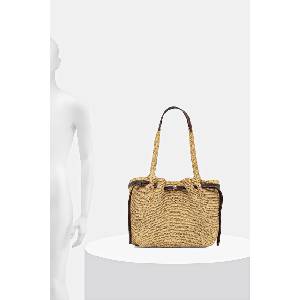 Tory Burch шопинг чанта дамска от сплетена материя Romy (178696)