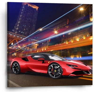 Sablio Obraz Ferrari na ulici - 50x50 cm