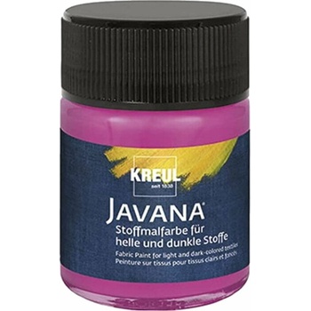 Farba na svetlý a tmavý textil JAVANA 50 ml Magenta