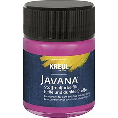 Farba na svetlý a tmavý textil JAVANA 50 ml Magenta