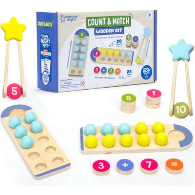 Count & Match drevená sada na počítanie