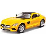 Bburago Метална количка Bburago - Mercedes Benz AMG GT (C190) 2016, 1: 32, жълта (18-43000YELLOW)