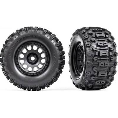 Traxxas колело, диск XRT Race, гума Maxx Sledgehammer (чифт)