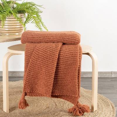 Takoy Deka PLED s viditelnou strukturou a dekorativními třásněmi-HF-410653 130 x 170 cm