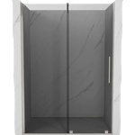 Mexen Velar плъзгаща се душ кабина 130 см, графит, четкан никел - 871-130-000-41-97 (871-130-000-41-97)
