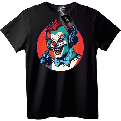NOONEBRAND Тениска Клоун DJ - 4XL, White