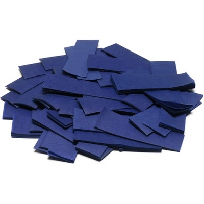 Tcm Fx pomalu padající obdélníkové konfety 55x18mm tmavě modré 1kg
