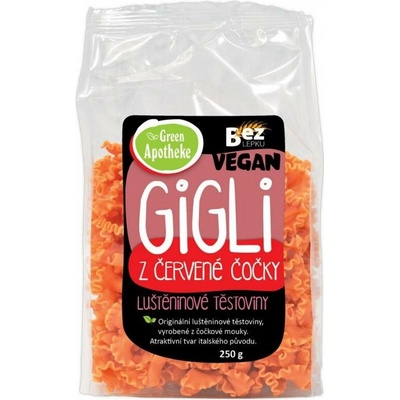Apotheke Gigli těstoviny z červené čočky 250 g