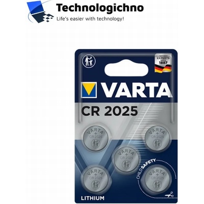 VARTA Литиева бутонна батерия Varta CR2025 3V (Varta CR2025)