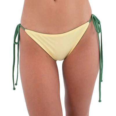 Hurley Ribbon Solid Reversible Regular Fit bikini bottom - Yellow (Riverdale)